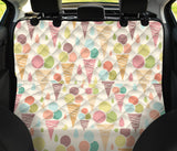 Ice Cream Cone Pattern Dog Car Seat Covers