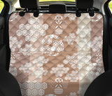 Beautiful Hexagon Japanese  Pattern Dog Car Seat Covers