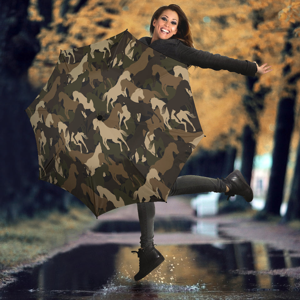 Horse Camouflage Pattern Umbrella