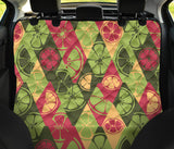 Cool Geometric Lime Pattern Dog Car Seat Covers