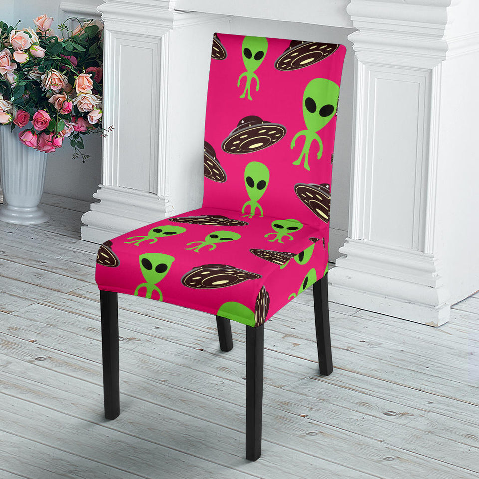 Alien Pattern Print Design 03 Dining Chair Slipcover