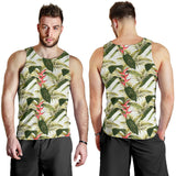 heliconia pattern Men Tank Top