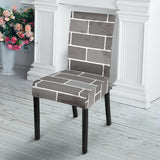 Brick Printed Pattern Print Design 05 Dining Chair Slipcover