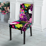 Heart Dot Wave Star Creative Design Pattern Dining Chair Slipcover