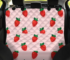 Strawberry Beautiful Pattern Dog Car Seat Covers