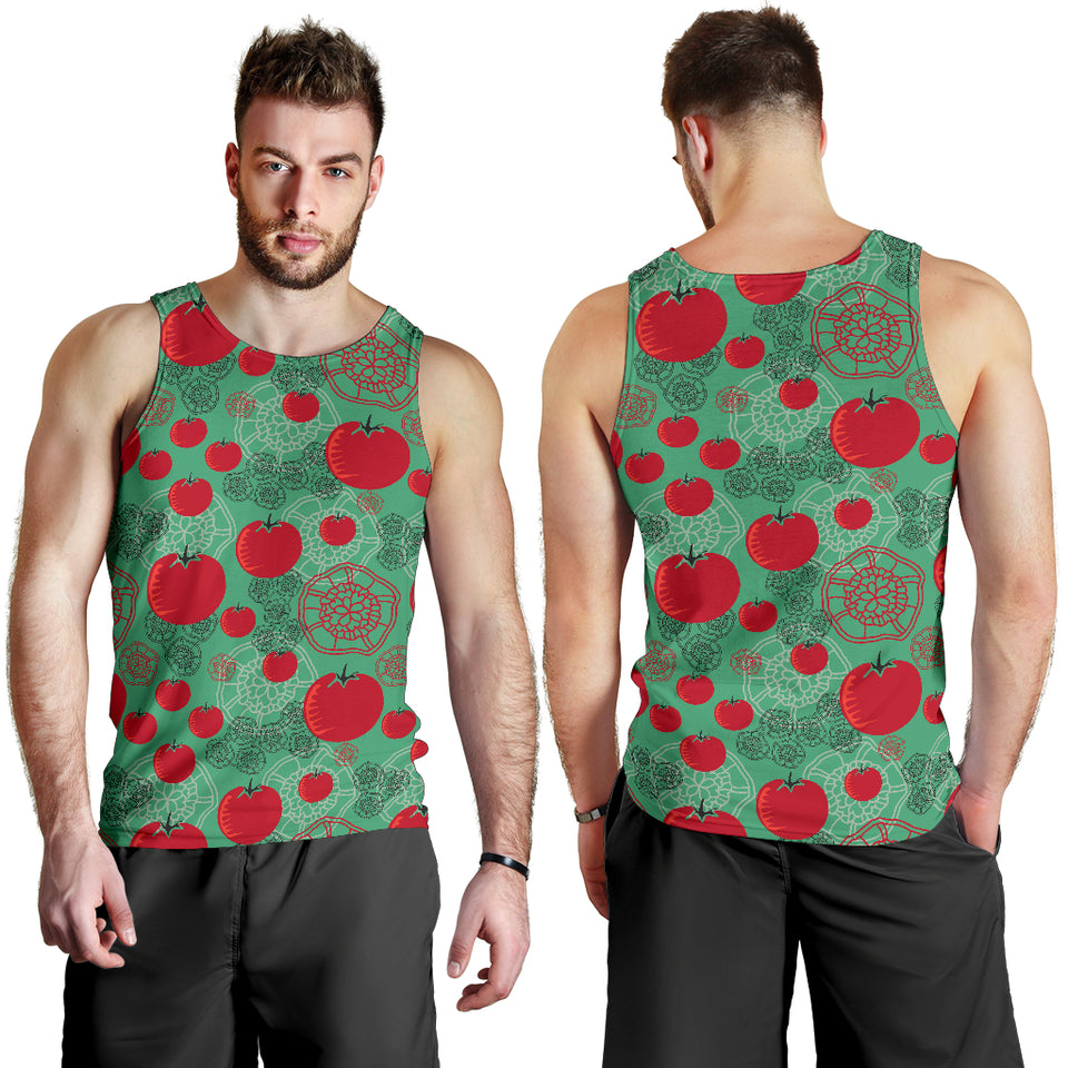Tomato design pattern Men Tank Top