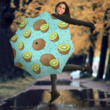 Kiwi Blue Background Umbrella