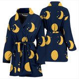 Moon Star Pattern Women'S Bathrobe