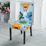 Alien Pattern Print Design 04 Dining Chair Slipcover