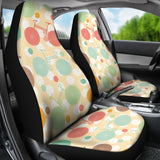 Bicycle Pattern Print Design 01 Universal Fit Car Seat Covers