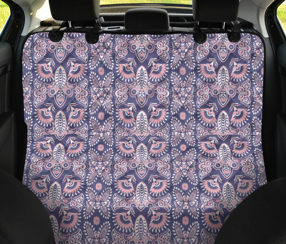 Indian Batik Style Pattern Dog Car Seat Covers