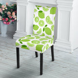 Lime Design Pattern Dining Chair Slipcover