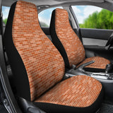 Brick Printed Pattern Print Design 02 Universal Fit Car Seat Covers
