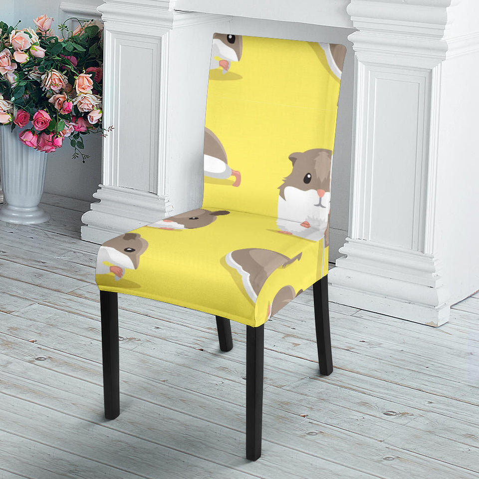 Cute Hamster Pattern Dining Chair Slipcover