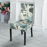 Dragonfly Butterfly Plants Insect Flower Vintage Style Pattern Dining Chair Slipcover