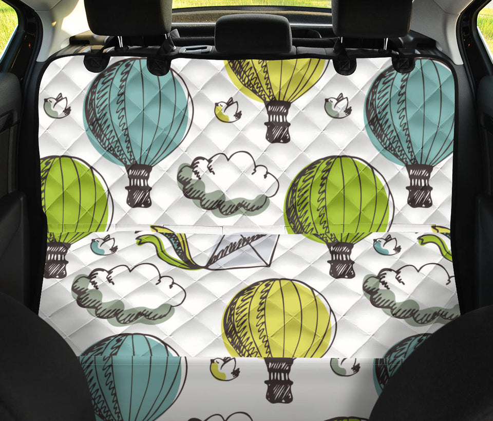 Hot Air Balloon Bird Cloud Pattern Dog Car Seat Covers