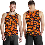 Halloween Pumpkin pattern Men Tank Top