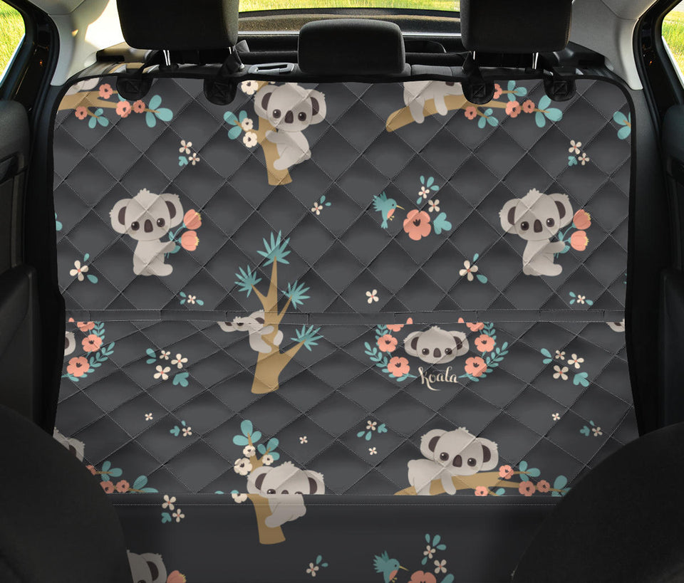 Cute Koala Pattern Dog Car Seat Covers