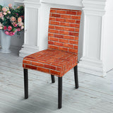Brick Printed Pattern Print Design 03 Dining Chair Slipcover
