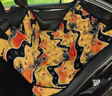 Kangaroo Australian Aboriginal Art Pattern Dog Car Seat Covers