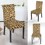 Leopard Skin Print Dining Chair Slipcover