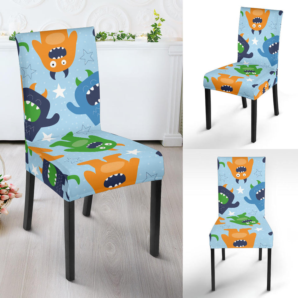 Alien Pattern Print Design 04 Dining Chair Slipcover