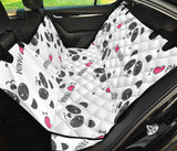 Hand Drawn Faces Of Pandas Pattern Dog Car Seat Covers