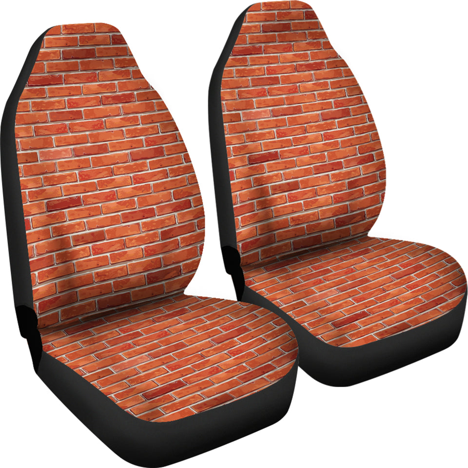 Brick Printed Pattern Print Design 03 Universal Fit Car Seat Covers