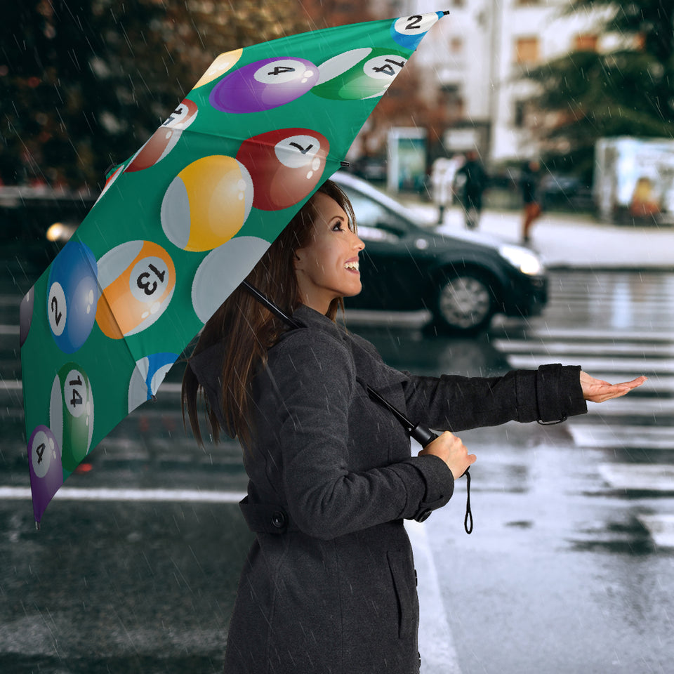 Billiard Ball Pattern Print Design 01 Umbrella