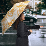 Hand Drawn Orange Fruit Pattern Umbrella