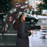 Camera Pattern Print Design 04 Umbrella