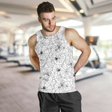 Spider web cobweb pattern Men Tank Top