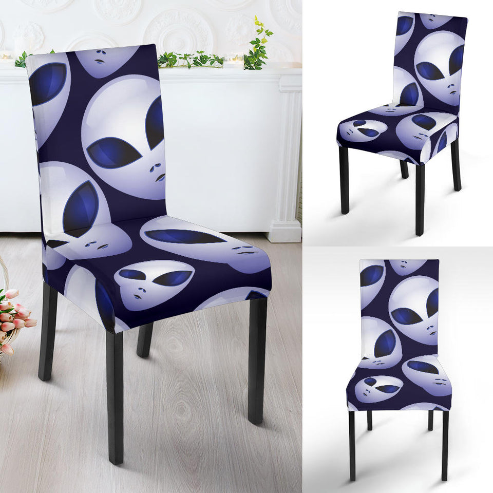 Alien Pattern Print Design 01 Dining Chair Slipcover