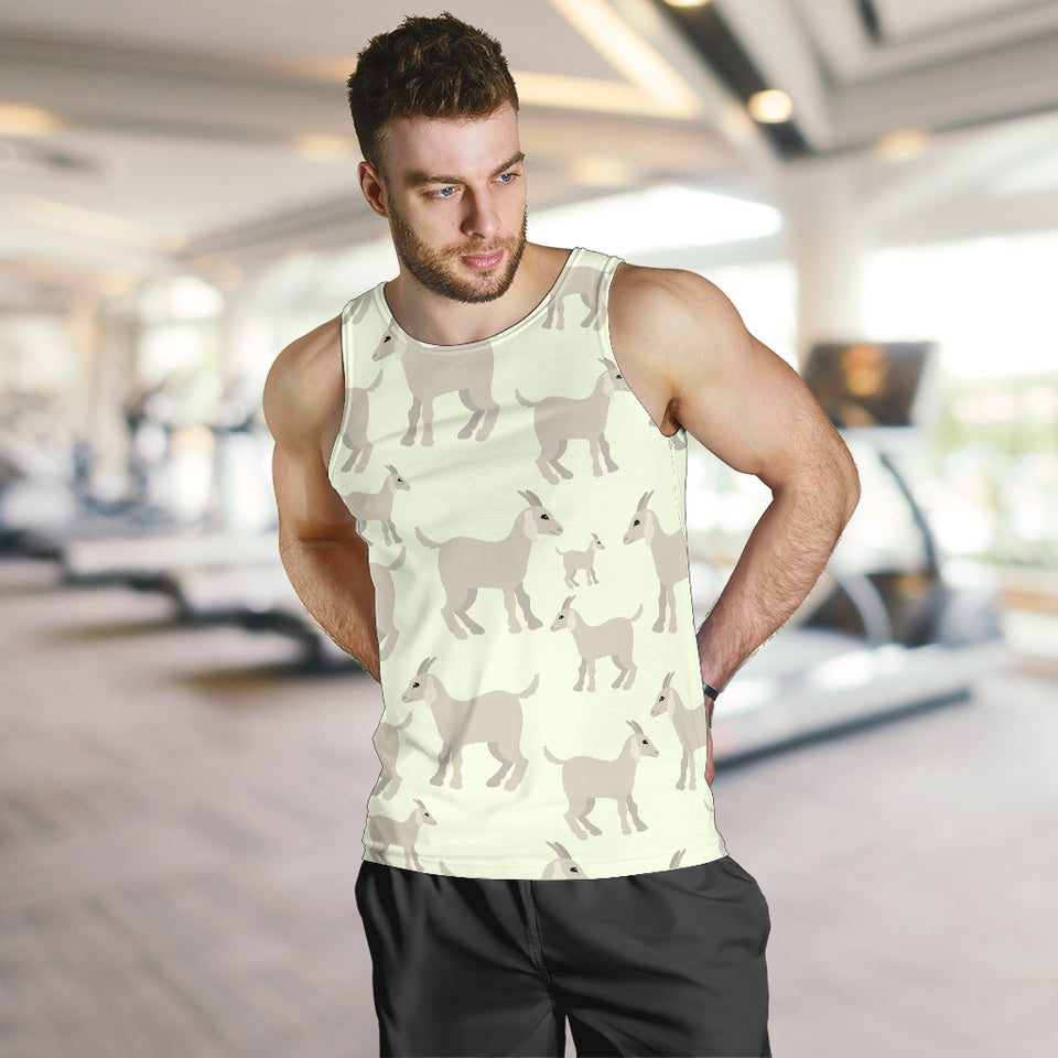 Little young goat pattern Men Tank Top