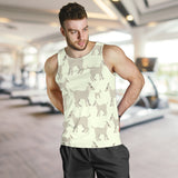 Little young goat pattern Men Tank Top