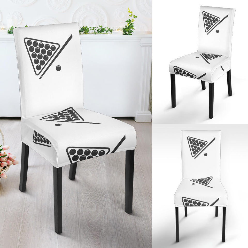 Billiard Ball Pattern Print Design 03 Dining Chair Slipcover