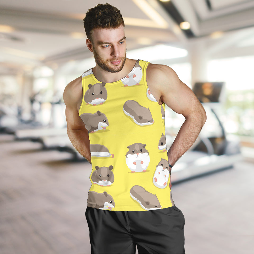 Cute Hamster pattern Men Tank Top