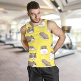 Cute Hamster pattern Men Tank Top