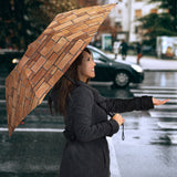 Brick Printed Pattern Print Design 04 Umbrella