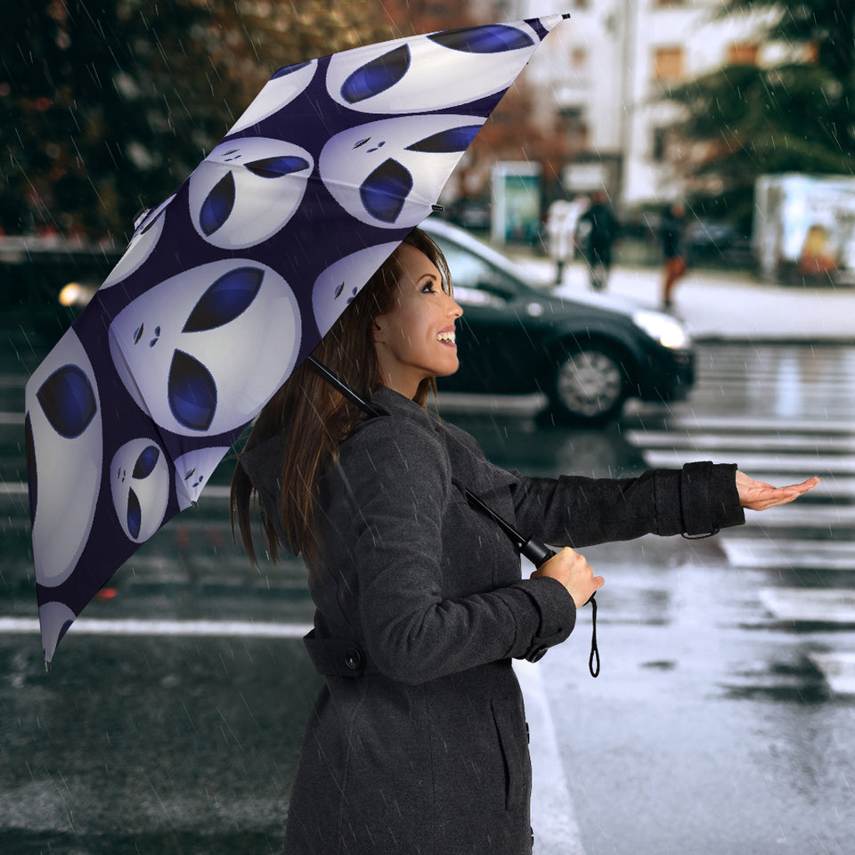 Alien Pattern Print Design 01 Umbrella