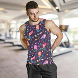beautiful mermaid Fish jellyfish algae other marine world Men Tank Top
