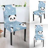 Cute Panda Pattern Dining Chair Slipcover