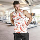 Watercolor Koi Fish Carp Fish pattern Men Tank Top