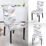 Helicopter Plane Pattern Dining Chair Slipcover