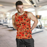 Fire flame pattern Men Tank Top