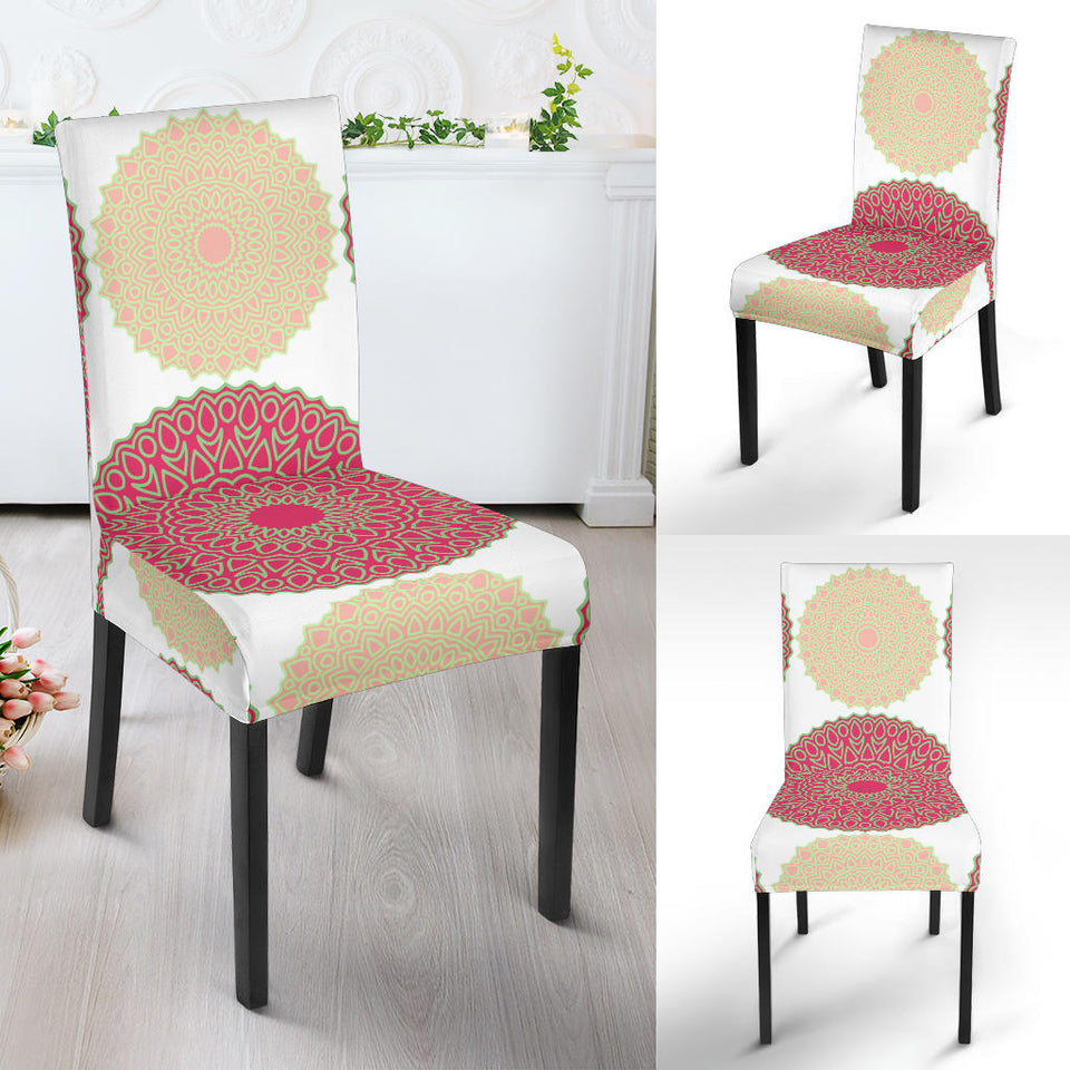 Circle Indian Pattern Dining Chair Slipcover