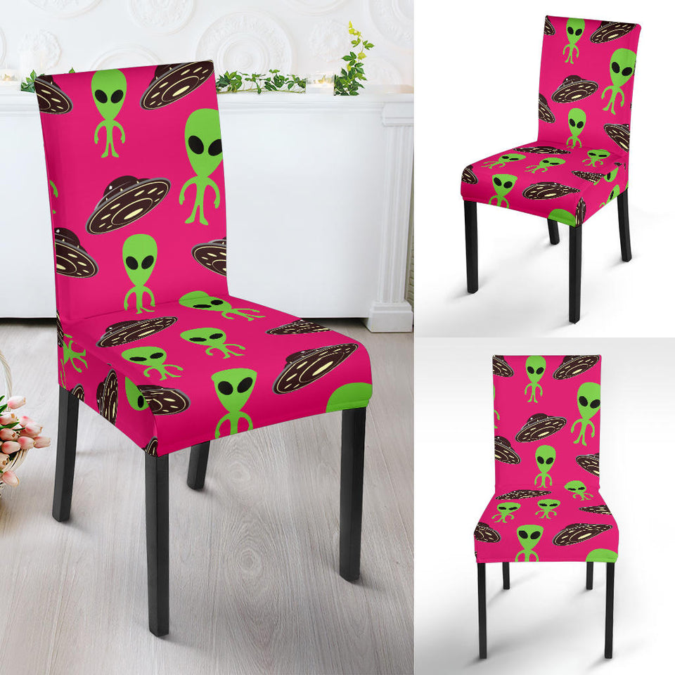Alien Pattern Print Design 03 Dining Chair Slipcover