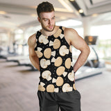 Champignon mushroom pattern Men Tank Top