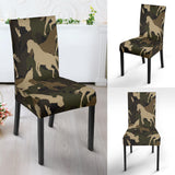 Horse Camo Camouflage Pattern Dining Chair Slipcover