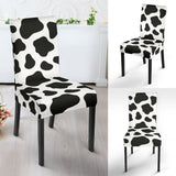 Cow Skin Pattern Dining Chair Slipcover